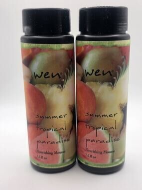 2‎ BOTTLES Wen Summer Tropical Paradise Nourishing Mousse 7.5 oz NO PUMP SEALED